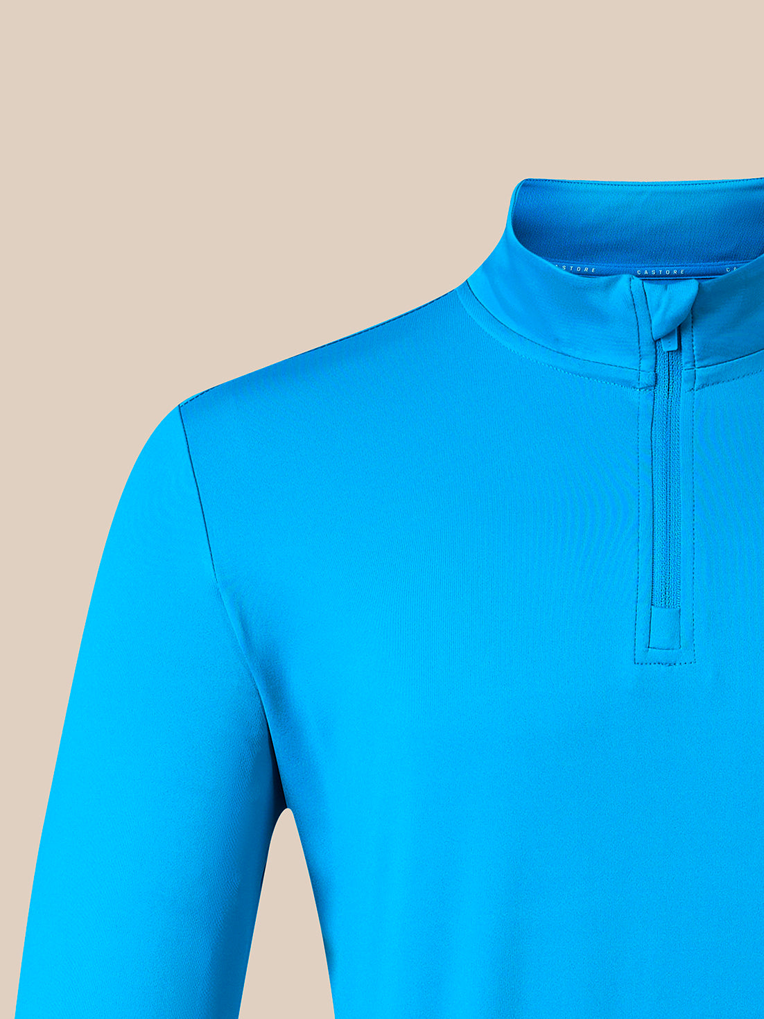 Men's Athletic Fit 1/4 Zip Training Midlayer Top - Blue - Blue