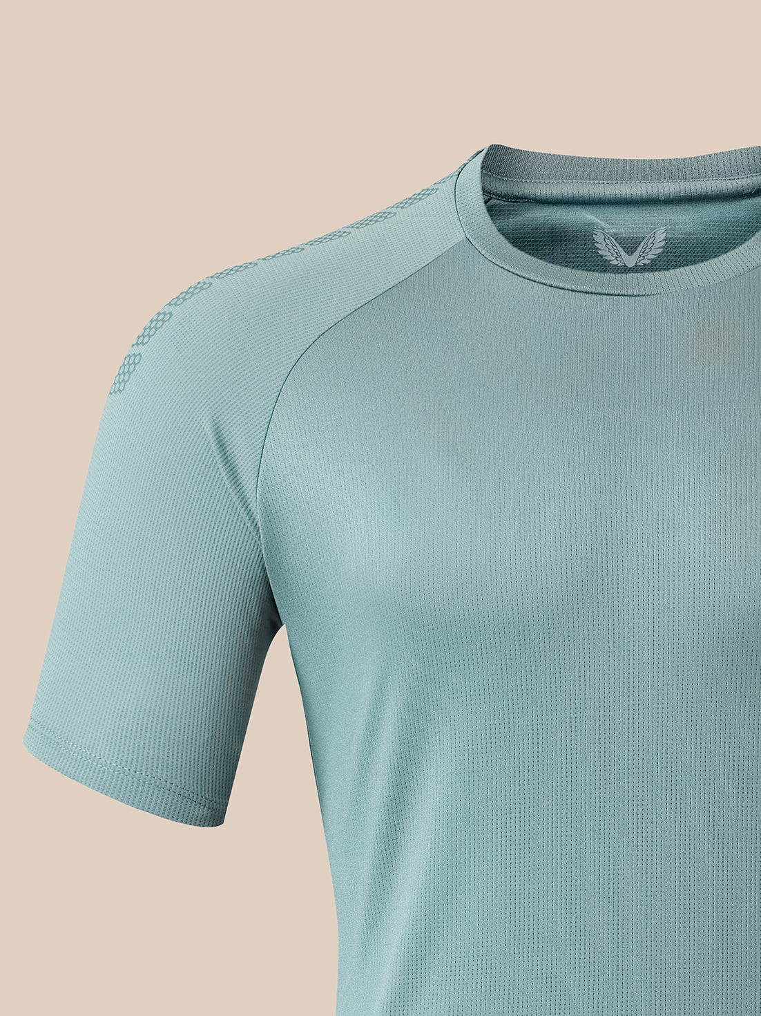 Men's Athletic Fit Muscle Grip Short Sleeve T-Shirt - Blue - Blue