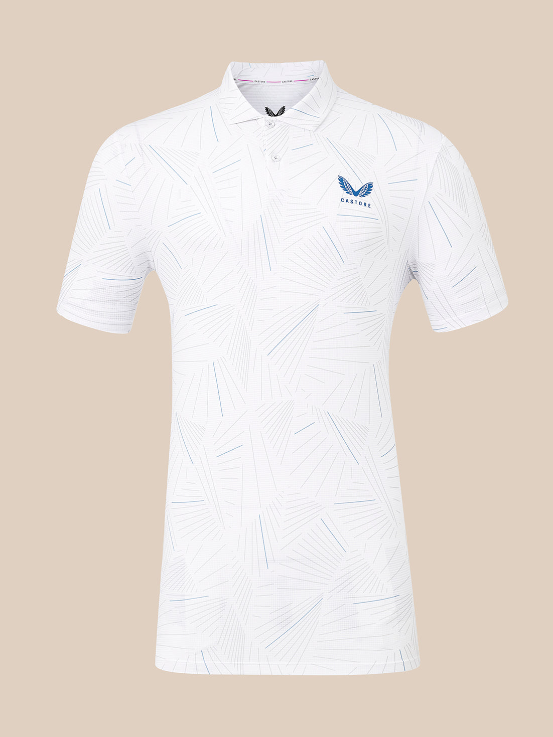 Men's Club Swing Athletic Fit Polo Shirt - White - White