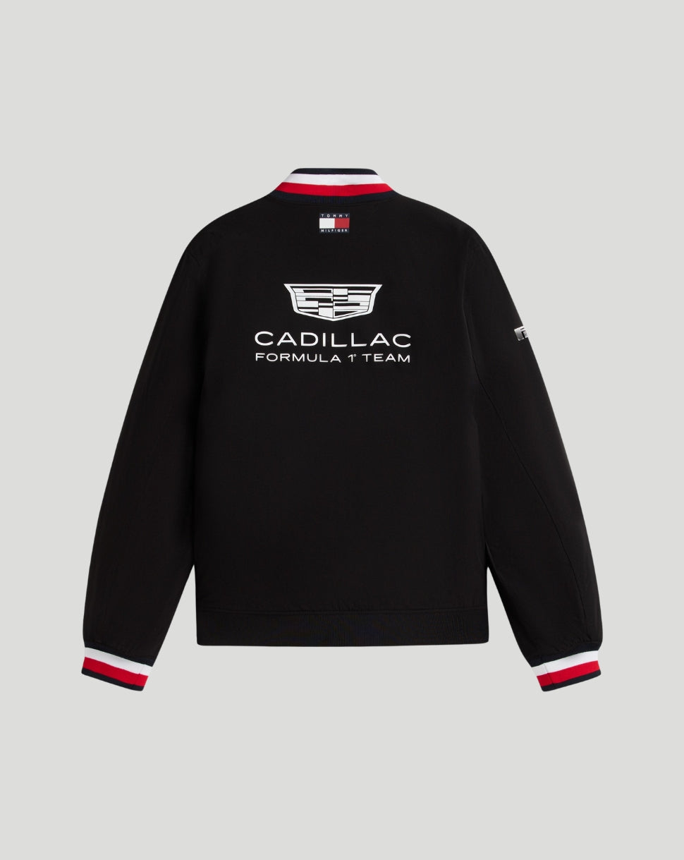 Black sweatshirt with Cadillac Formula 7 Team logo on a gray background