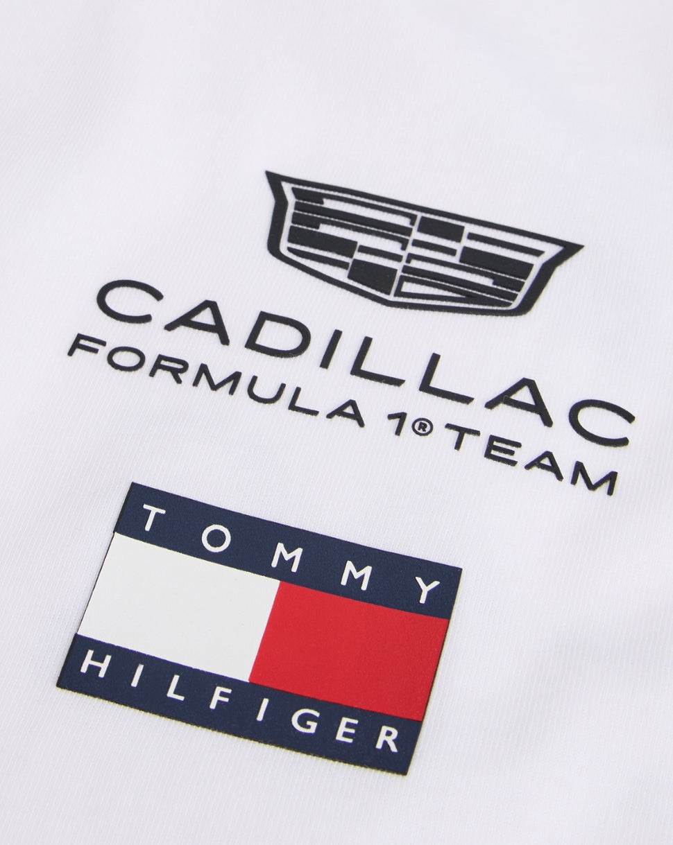 Tommy Hilfiger X Cadillac F1 Unisex Team T-Shirt - White - White