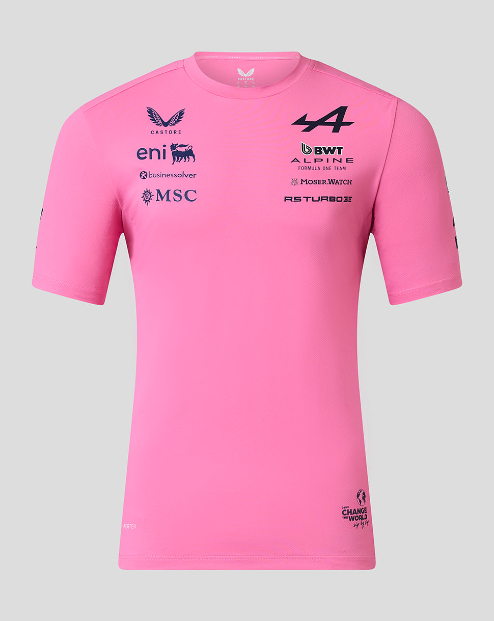 BWT Alpine Formula One Team Herren Rosa Driver T-Shirt