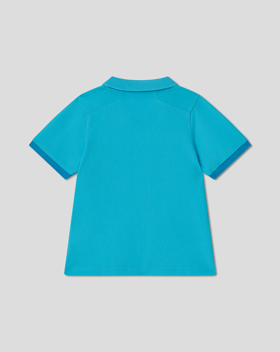 England Cricket Infant 26/27 ODI Replica Short Sleeve Shirt - Blue