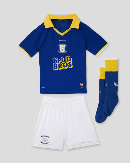 full football kit with spud bros sponsor