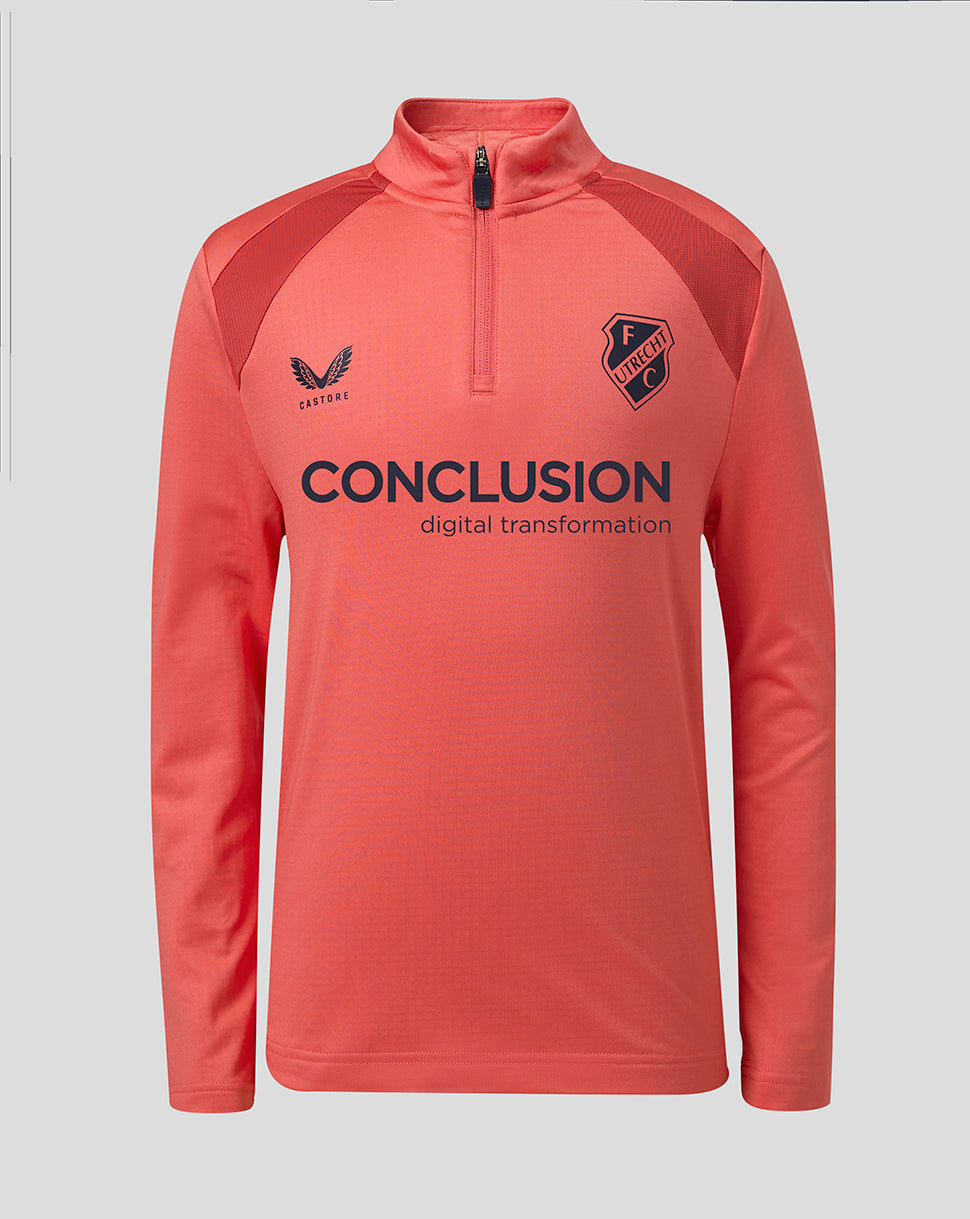 FC Utrecht Junior 26/27 Training Players Midlayer Top - Rosé - Rose/Cardinal