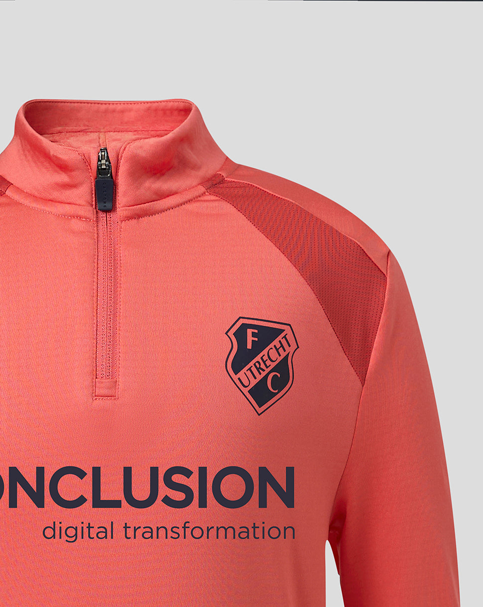 FC Utrecht Men's 26/27 Training Players Midlayer Top - Rosé - Rose/Cardinal