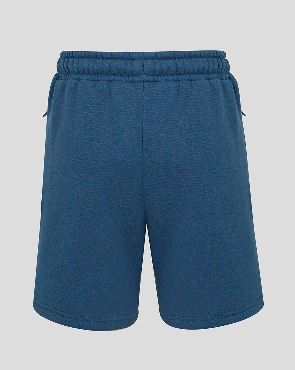 England Cricket Junior 26/27 Off Pitch Shorts - Blue