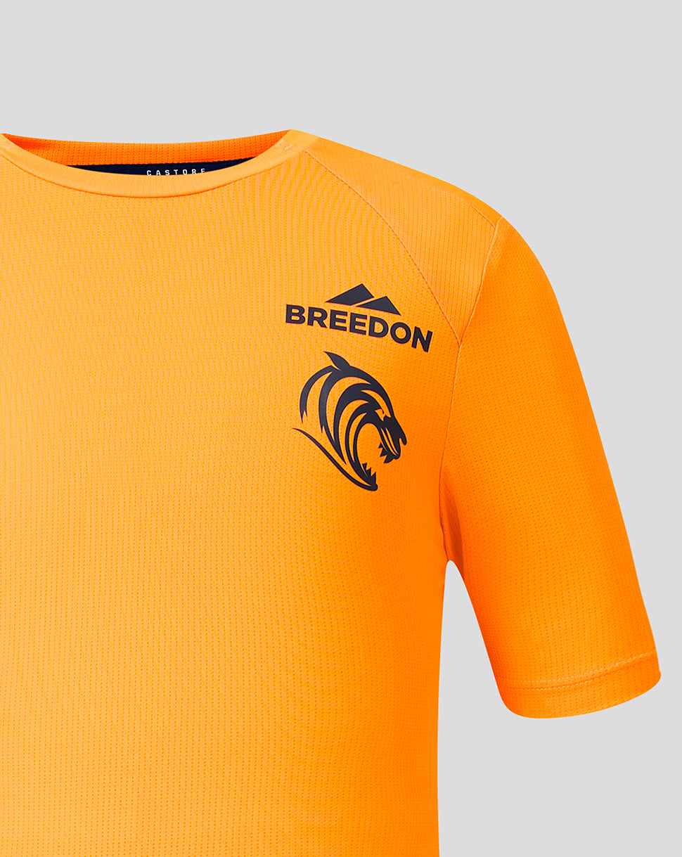 Leicester Tigers Junior 2026/27 Training T-Shirt - Orange - Orange