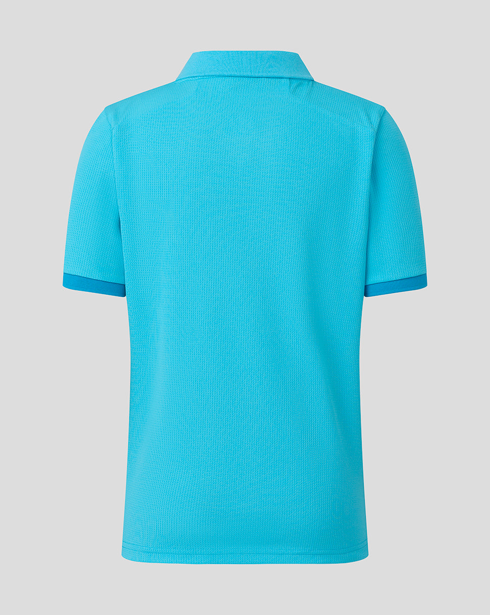 England Cricket Junior 26/27 ODI Replica Short Sleeve Shirt - Blue
