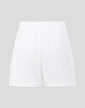 White shorts on a light gray background
