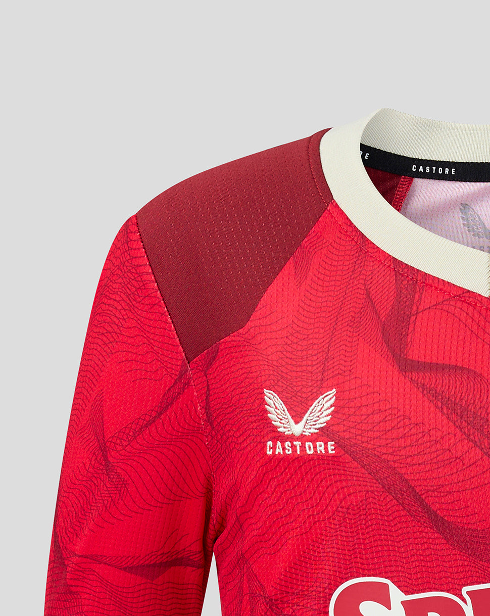 Preston North End Junior 2026/27 Third Short Sleeve Shirt - Red
