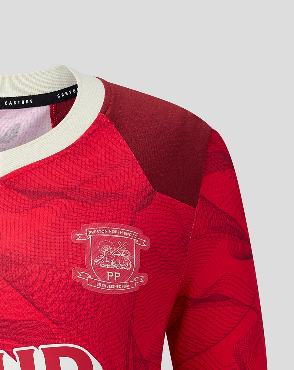 Preston North End Junior 2026/27 Third Short Sleeve Shirt - Red