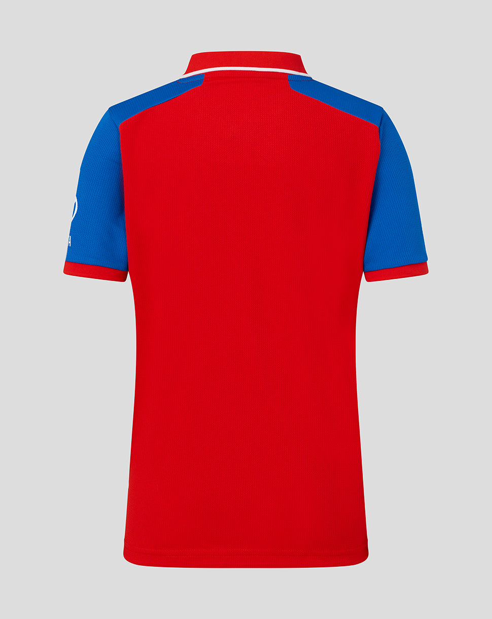 England Cricket Junior 26/27 T20 WWC Replica Short Sleeve Shirt - Red