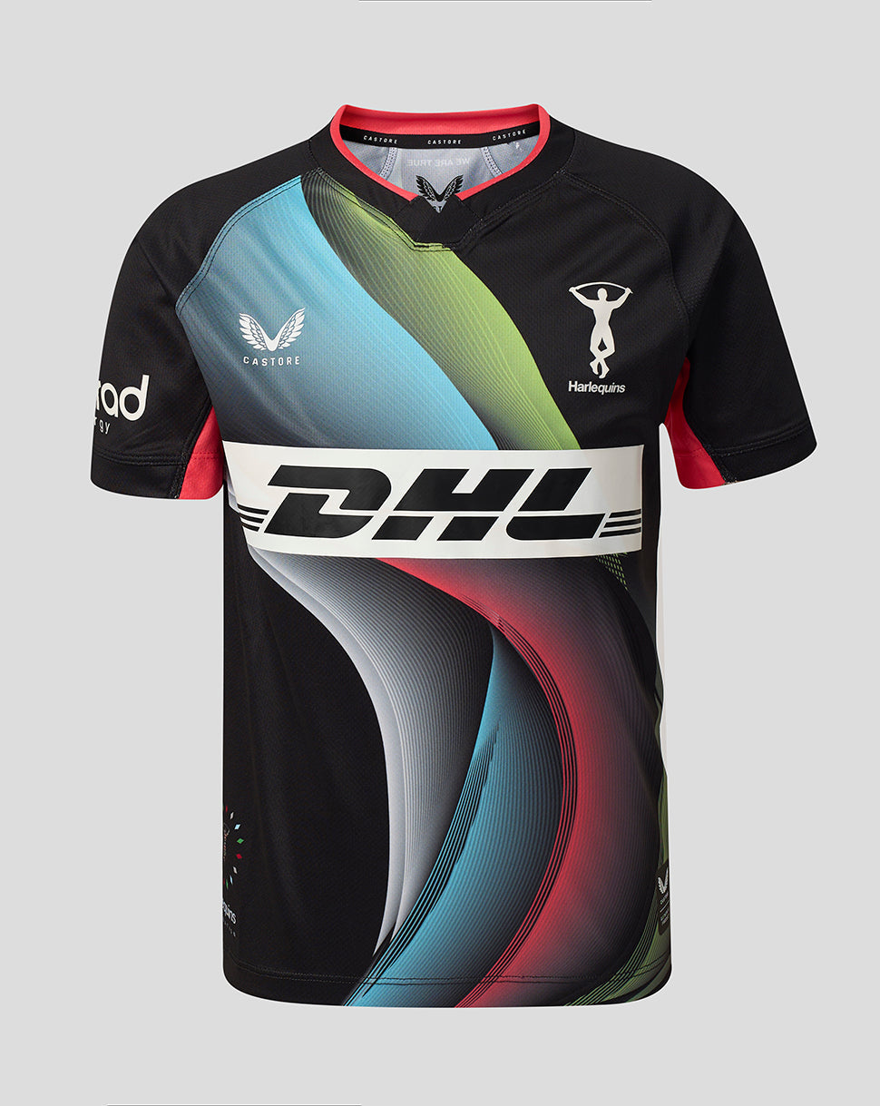Harlequins Junior 2026/27 Big Game Replica Shirt - Black/Multi