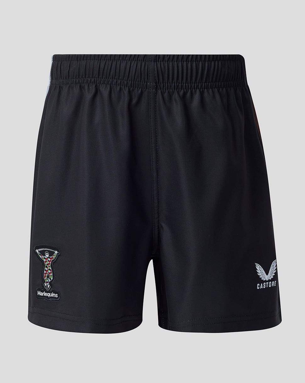 Harlequins Junior 2026/27 Home Replica Shorts - Black