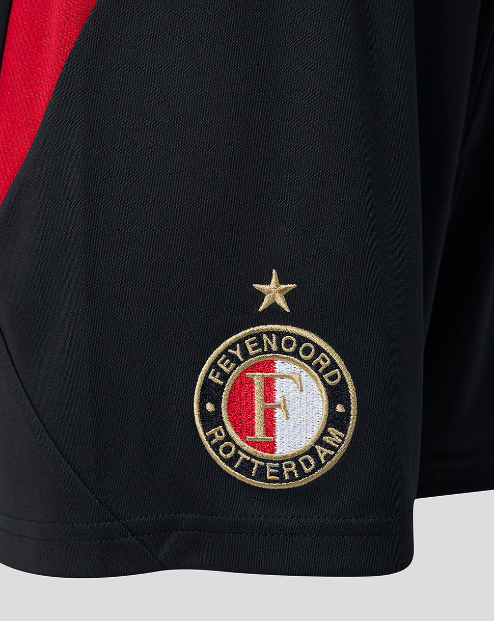 Feyenoord Junior 2026-2027 Shorts - Schwarz/Rot/Weiss