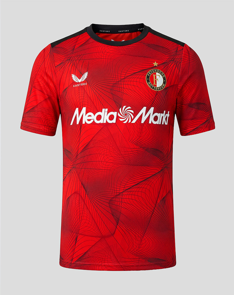 Feyenoord junior 2026-2027 thuis Matchday shirt - Rood/Zwart