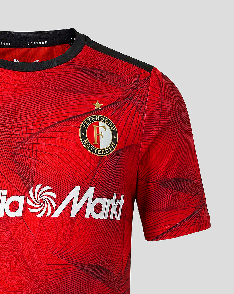 Feyenoord junior 2026-2027 thuis Matchday shirt - Rood/Zwart