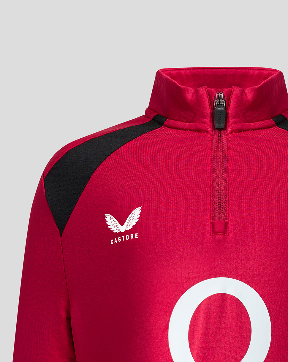 England Rugby Juniors 26/27 Training Midlayer Top - Red - Red