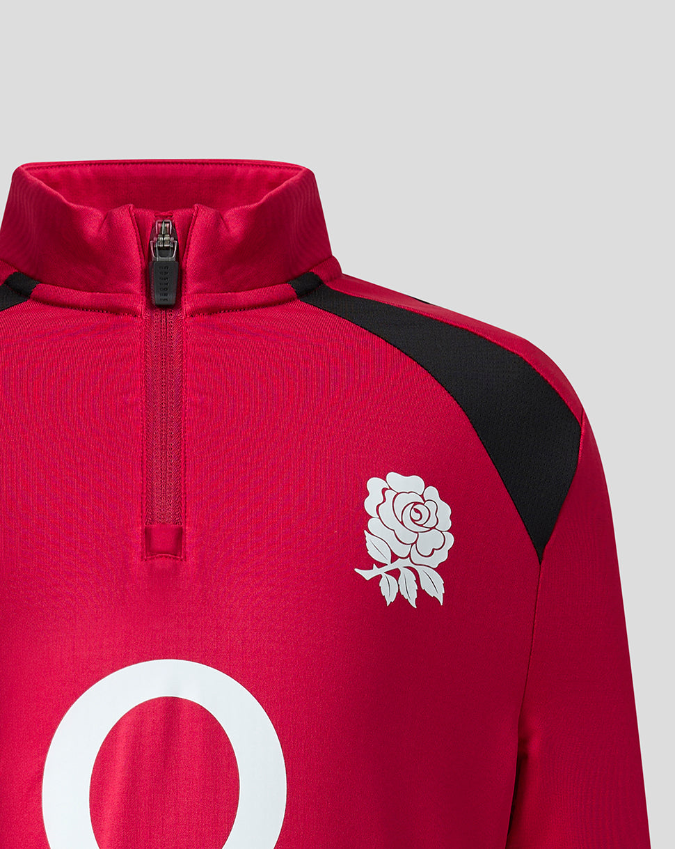 England Rugby Juniors 26/27 Training Midlayer Top - Red - Red