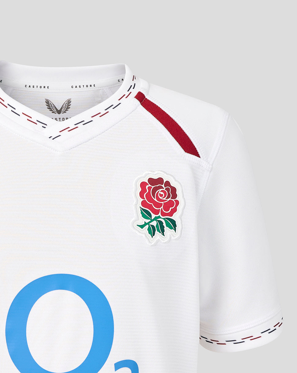 England Rugby Junior's 26/27 Home Replica Shirt - White - White