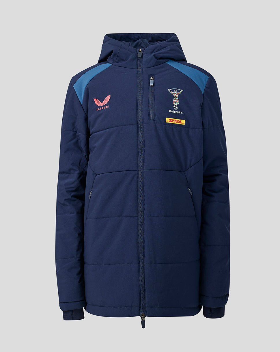 Harlequins Junior 2026/27 Training Padded Jacket - Navy
