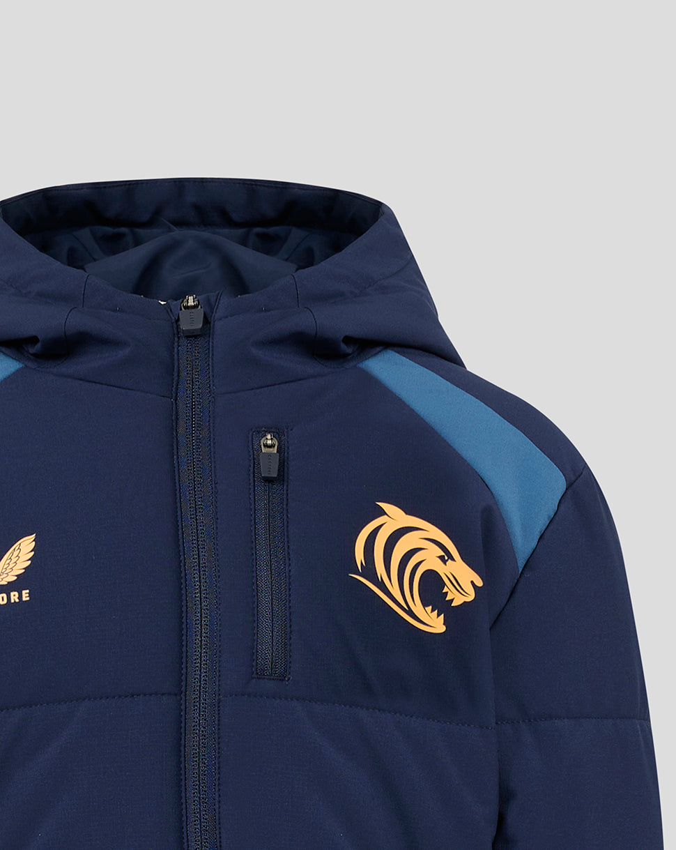 Leicester Tigers Junior 2026/27 Training Padded Jacket - Navy