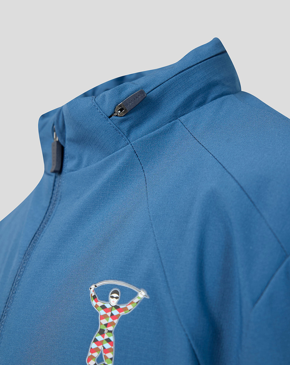 Harlequins Junior 2026/27 Training Packable Hood Shower Jacket - Blue