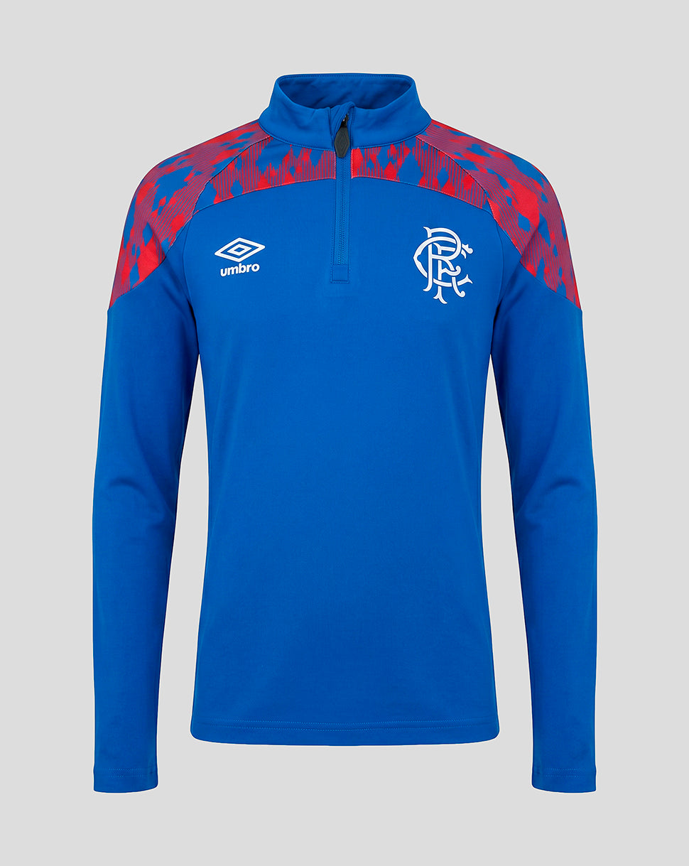 Rangers FC Junior 2026/27 Home Matchday Quarter Zip Top - Blue