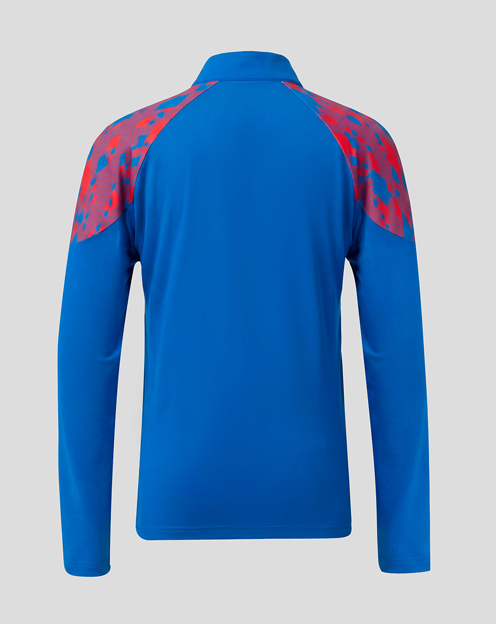 Rangers FC Junior 2026/27 Home Matchday Quarter Zip Top - Blue