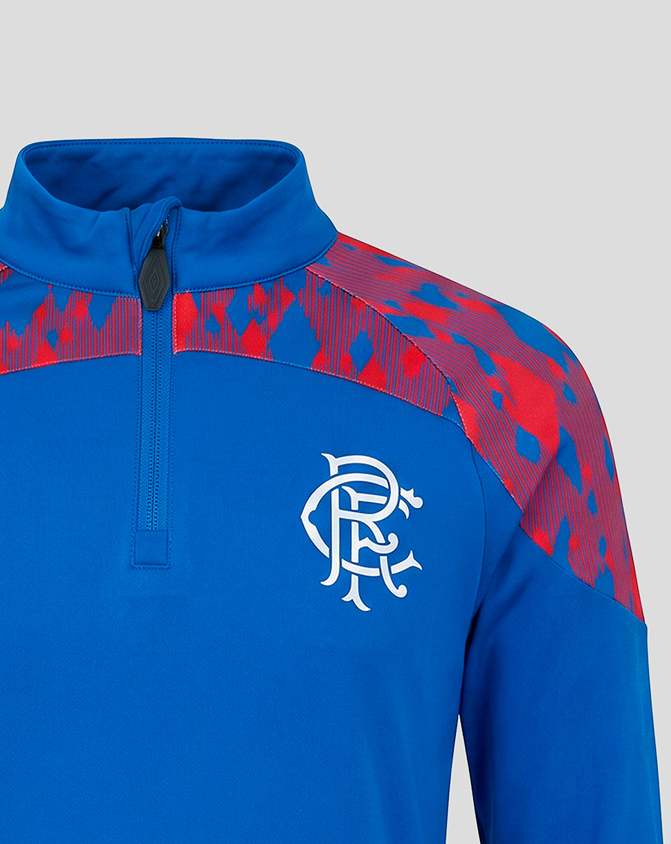 Rangers FC Junior 2026/27 Home Matchday Quarter Zip Top - Blue