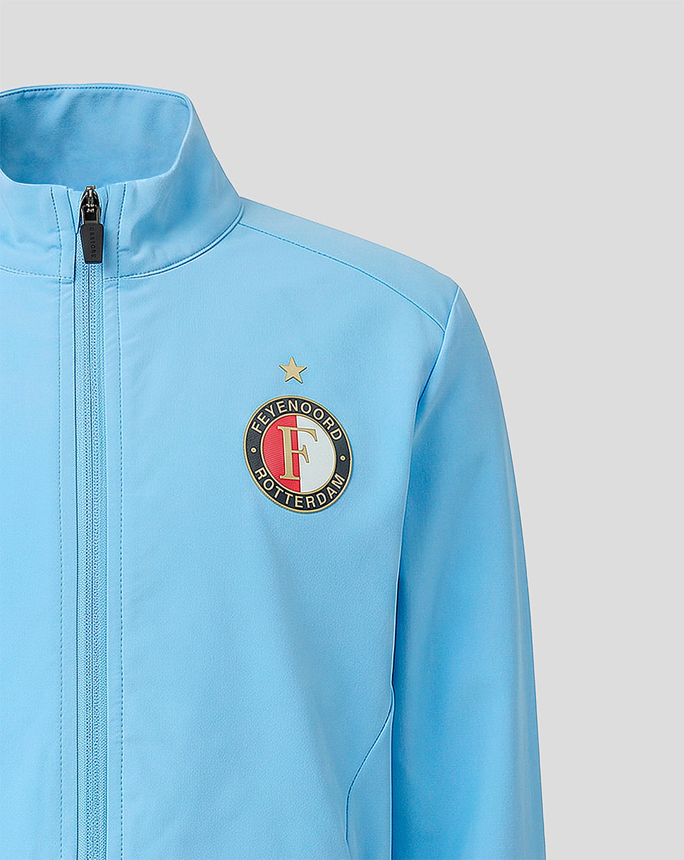 Feyenoord Junior 2026-2027 Away Matchday Jacket - Alaskan Blue