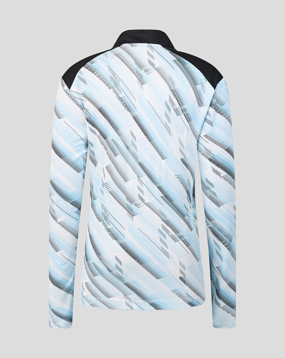 Feyenoord Junior 2026-2027 Auswärts Matchday Midlayer - Weiss/Schwarz/Alaskan Blue