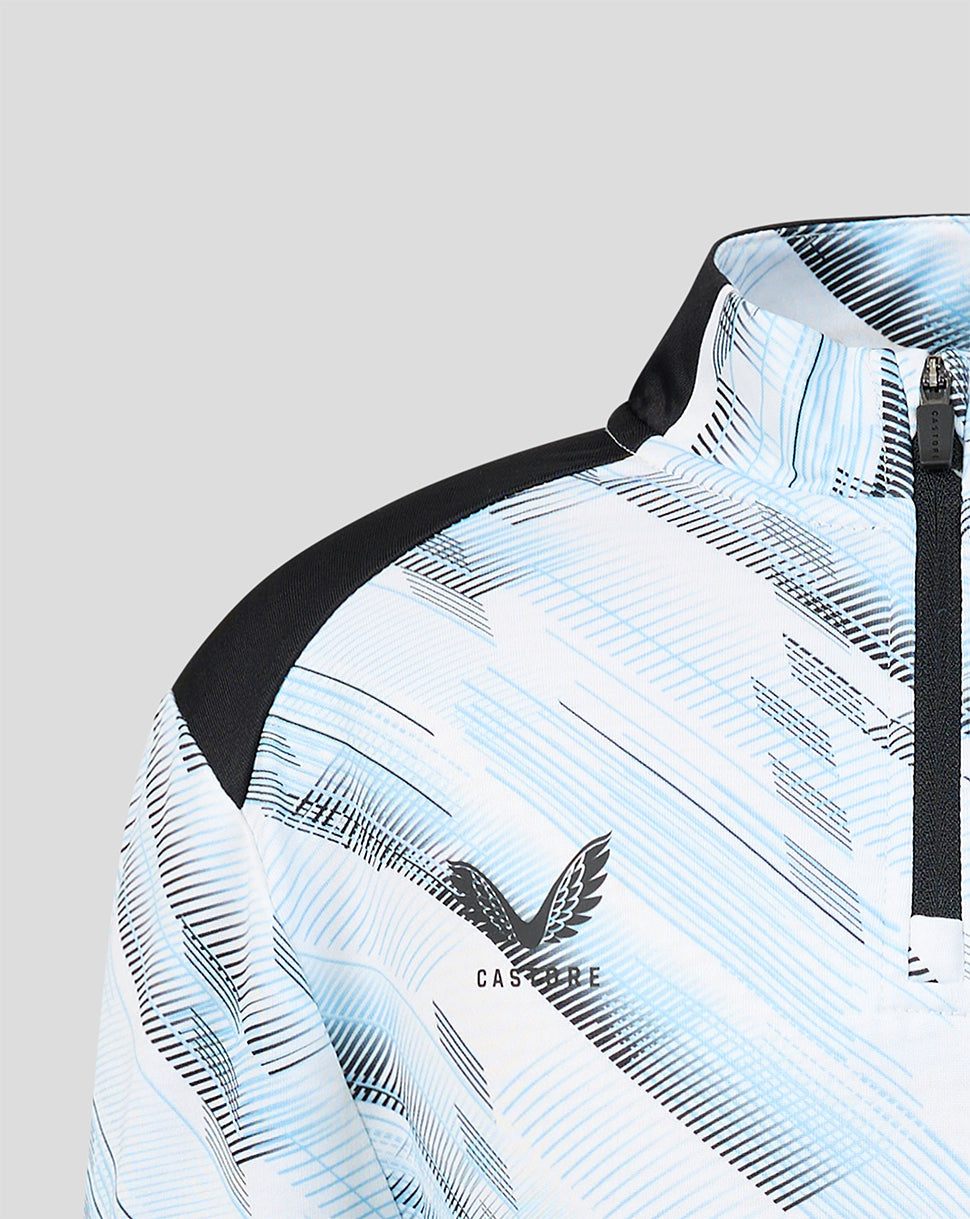 Feyenoord Junior 2026-2027 Auswärts Matchday Midlayer - Weiss/Schwarz/Alaskan Blue