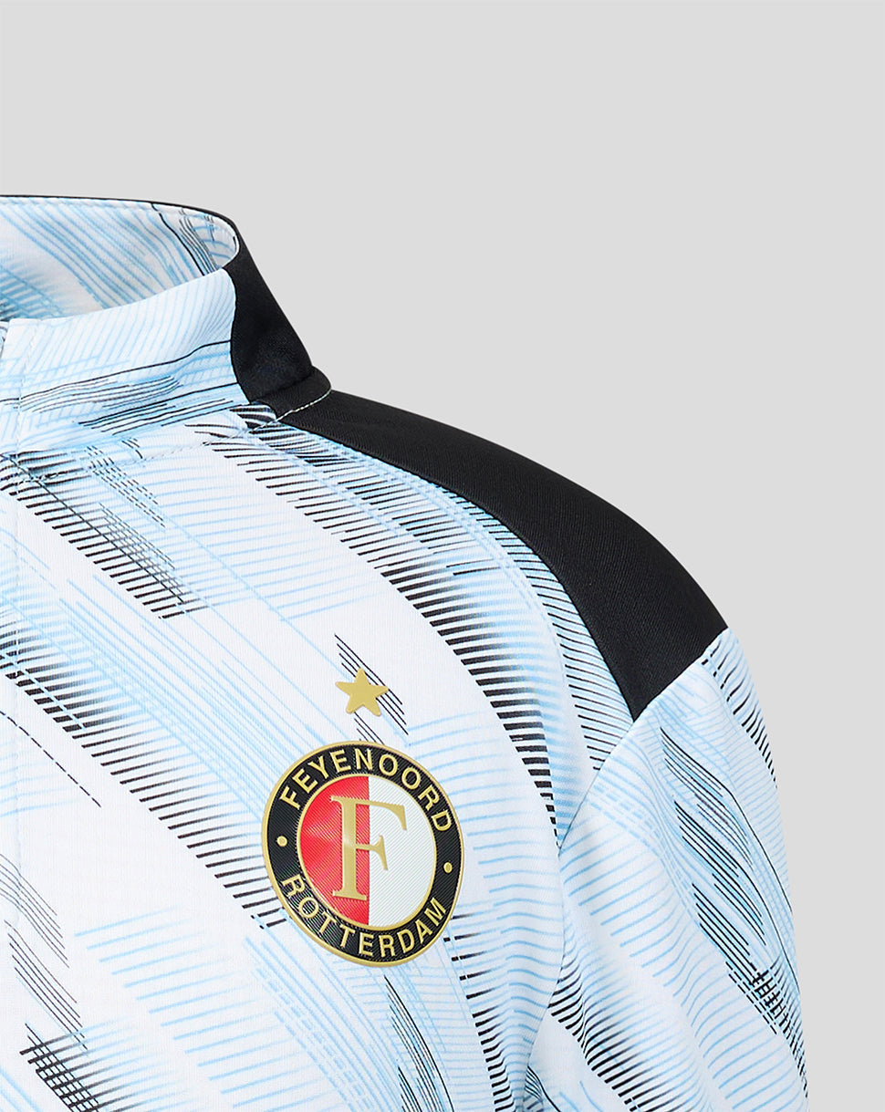 Feyenoord Junior 2026-2027 Auswärts Matchday Midlayer - Weiss/Schwarz/Alaskan Blue