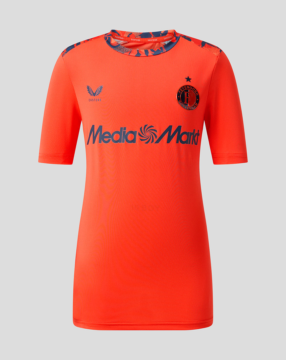 Feyenoord Junior 2026-2027 Ausweich Matchday Trikot - Cherry Tomato/Mood Indigo
