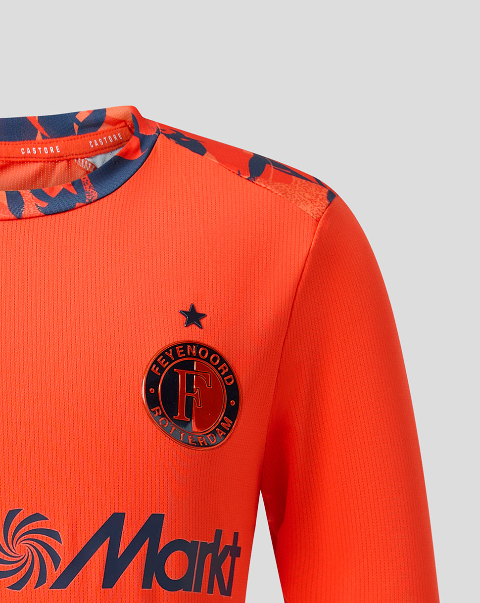 Feyenoord Junior 2026-2027 Ausweich Matchday Trikot - Cherry Tomato/Mood Indigo