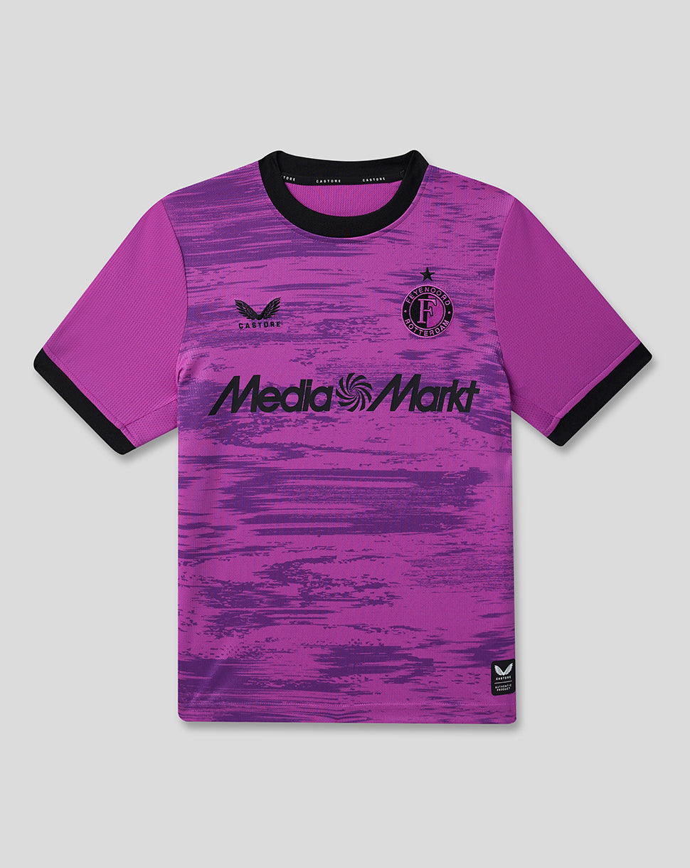 Feyenoord Junior 2026-2027 Ausweich Torwarttrikot - Purple Cactus Flower