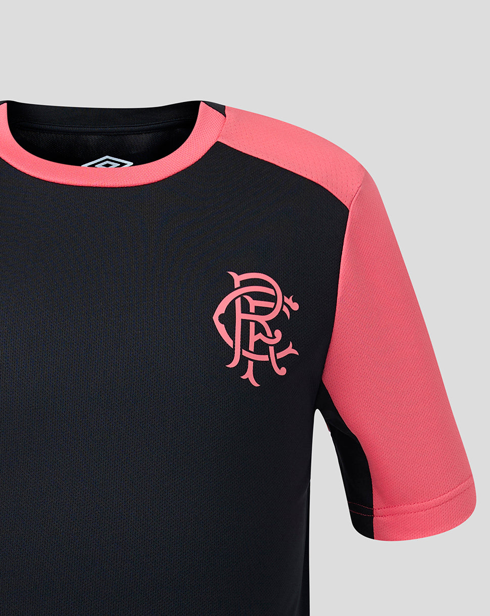 Rangers Junior 26/27 Pro Training Short Sleeve T-Shirt - Caviar - Caviar