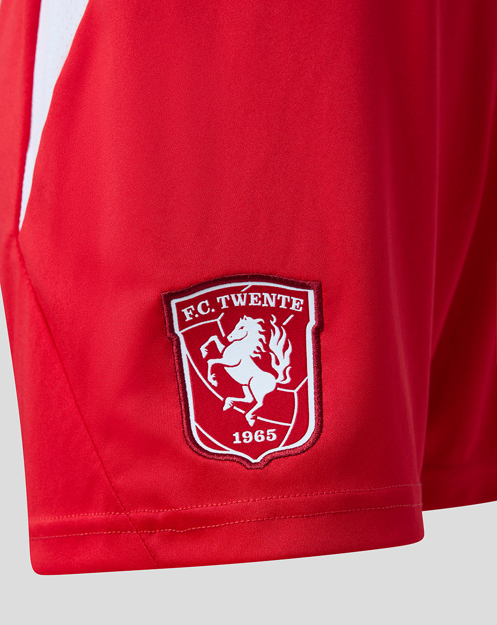 FC Twente Junior 26/27 Shorts - Tomato/Weiss