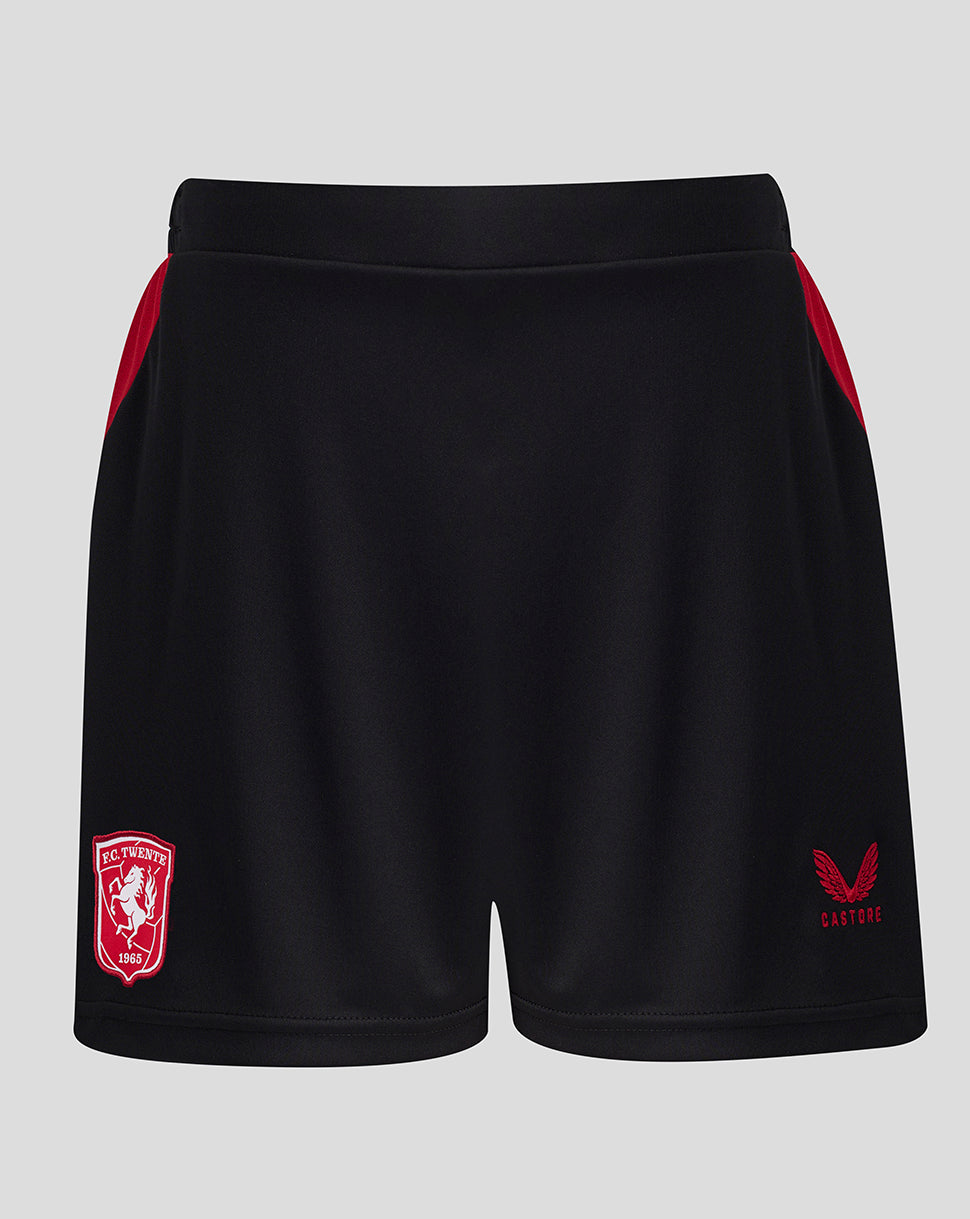 Pantalones cortos visitante FC Twente 26/27 junior - Negro/Tomato