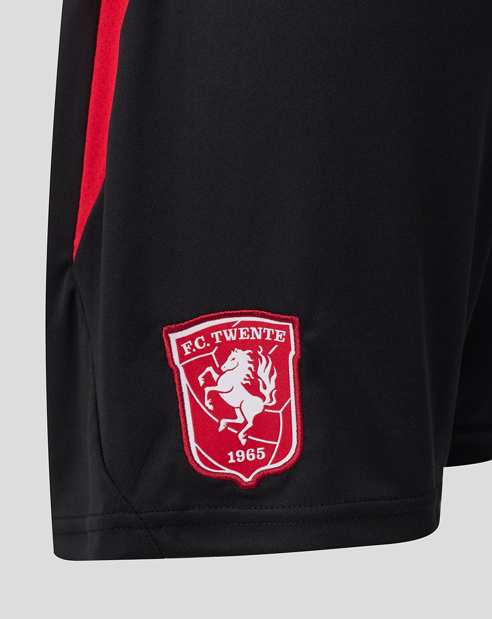 Pantalones cortos visitante FC Twente 26/27 junior - Negro/Tomato