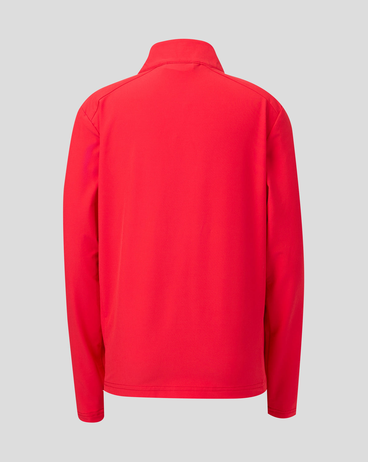Back view of red FC Twente Junior 26/27 Matchday Jacket showing smooth fabric and subtle seam lines