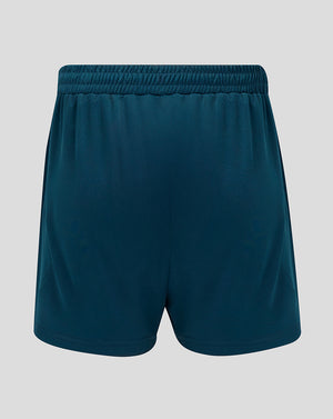 Back view of FC Utrecht Junior away shorts in teal
