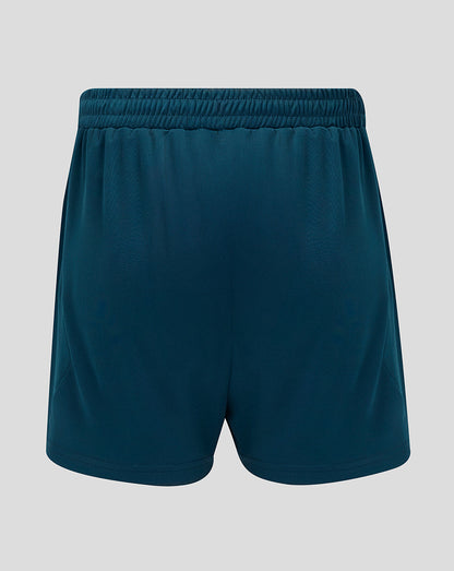Back view of FC Utrecht Junior away shorts in teal