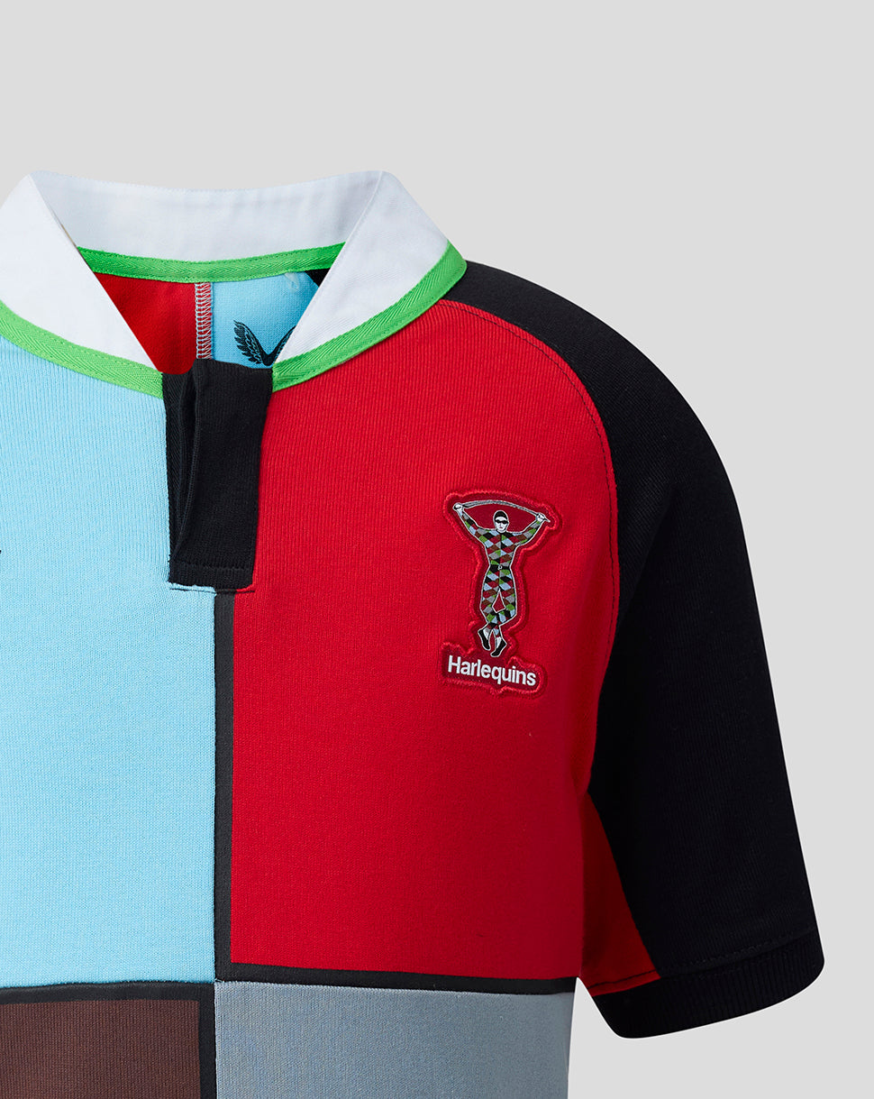 Harlequins Junior 2026/27 Home Classic Short Sleeve Shirt - Black