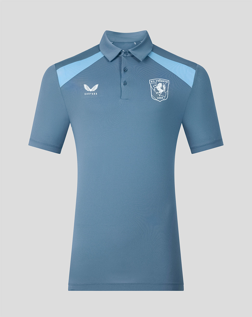 Polo FC Twente 26/27 Training Players de hombre – Negro - Blue Mirage/Glacier Lake