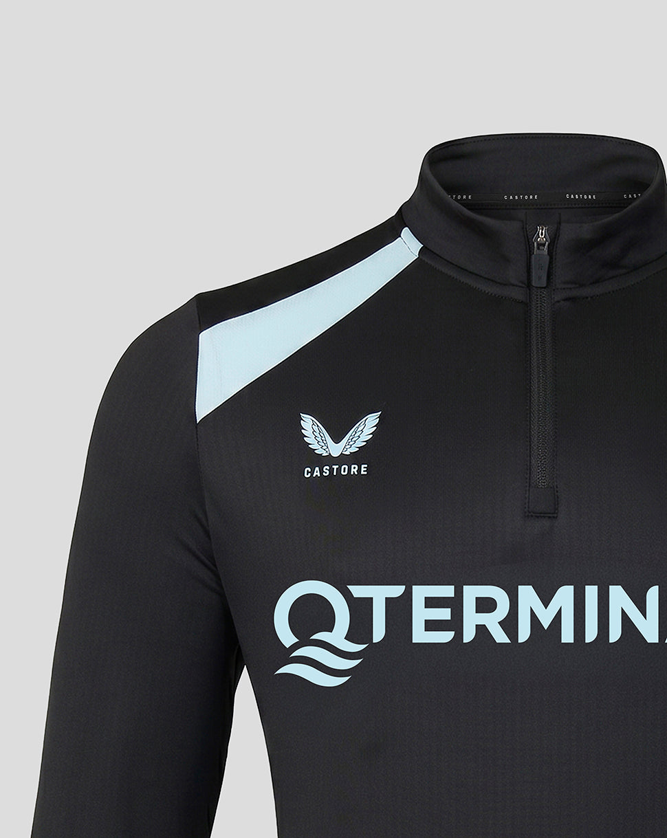 Feyenoord Herren 2026-2027 Training Coaches Midlayer - Schwarz/Summer Song