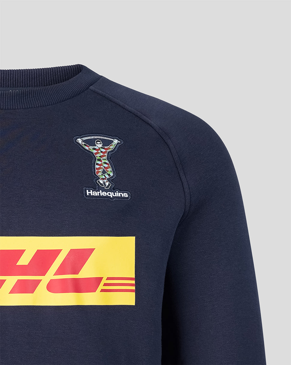 Harlequins Men's 2026/27 Travel Sweatshirt - Navy