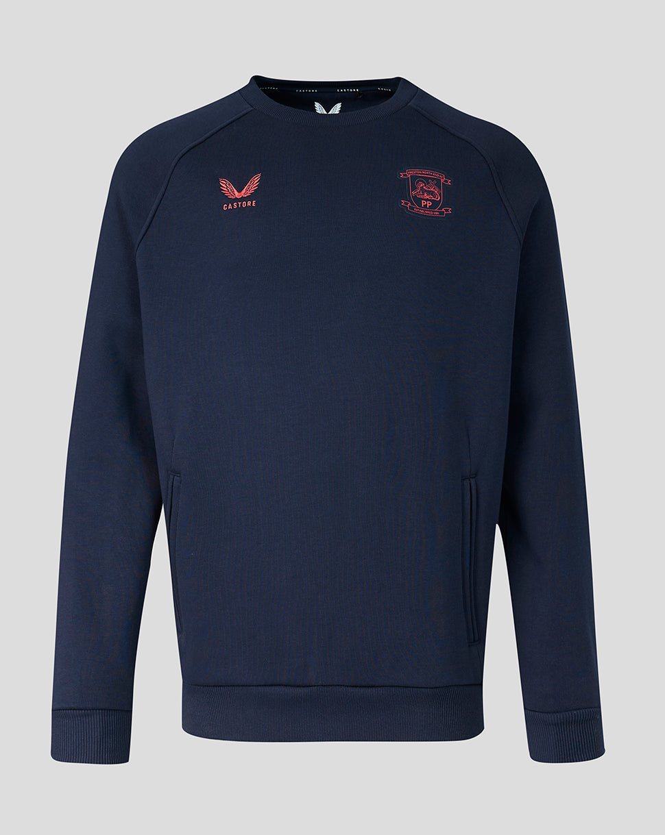 Preston North End Men's 26/27 Travel Adapt Fleece Sweater - Navy